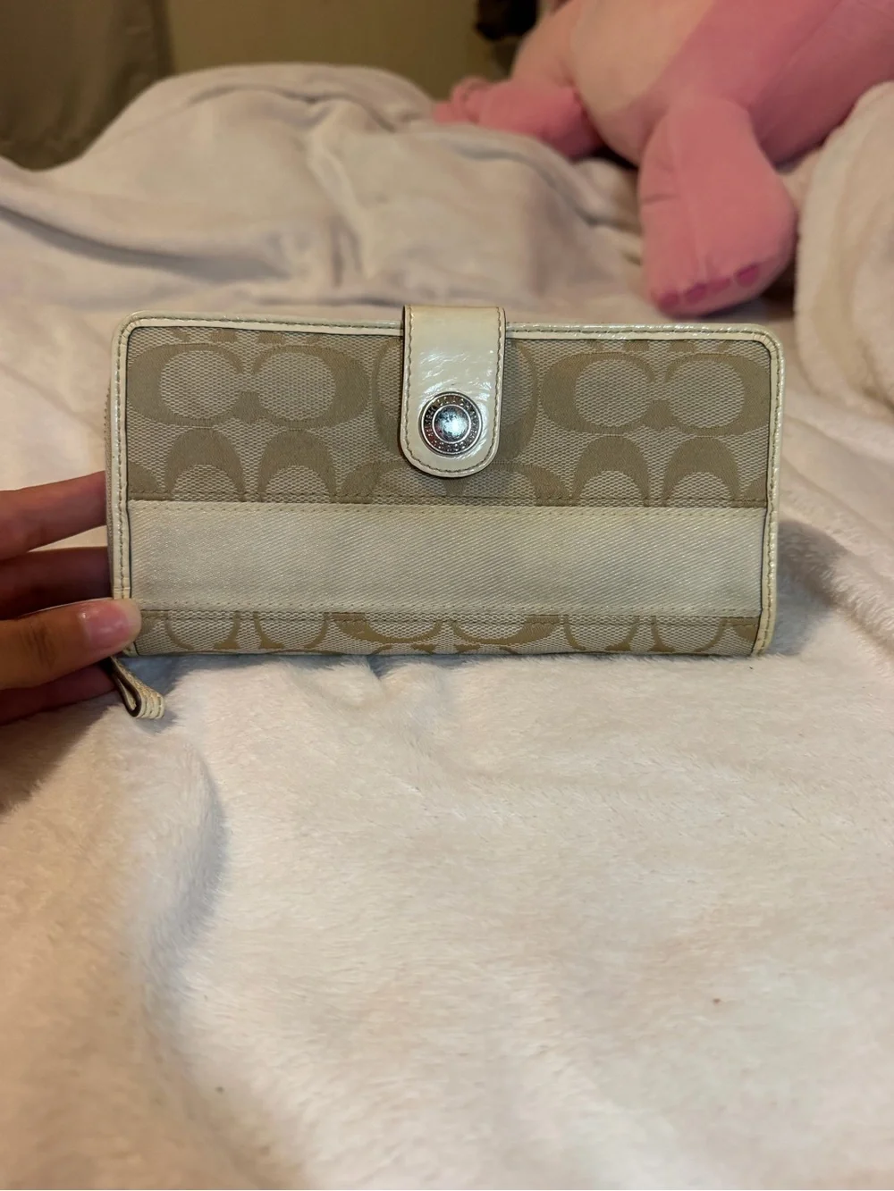 Coach Signature Canvas Wallet